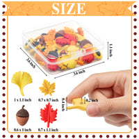 H1vojoxo 40PCS Autumn Push Pins Decoration for Cork Board, Fall Decorative Thumb Tacks, Fall Leaves Push Pins for Bulletin Board, Sunflower Push Pins for Autumn, Pine Cones Push Pins for Fall