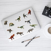 H1vojoxo 1000PCS Dinosaur Realistic Sticker Roll, Dinosaur Aesthetic Stickers for Water Bottle, Dinosaur Realistic Decals for Laptop, Dinosaur Realistic Stickers for Luggage, Skateboard, Scrapbooking